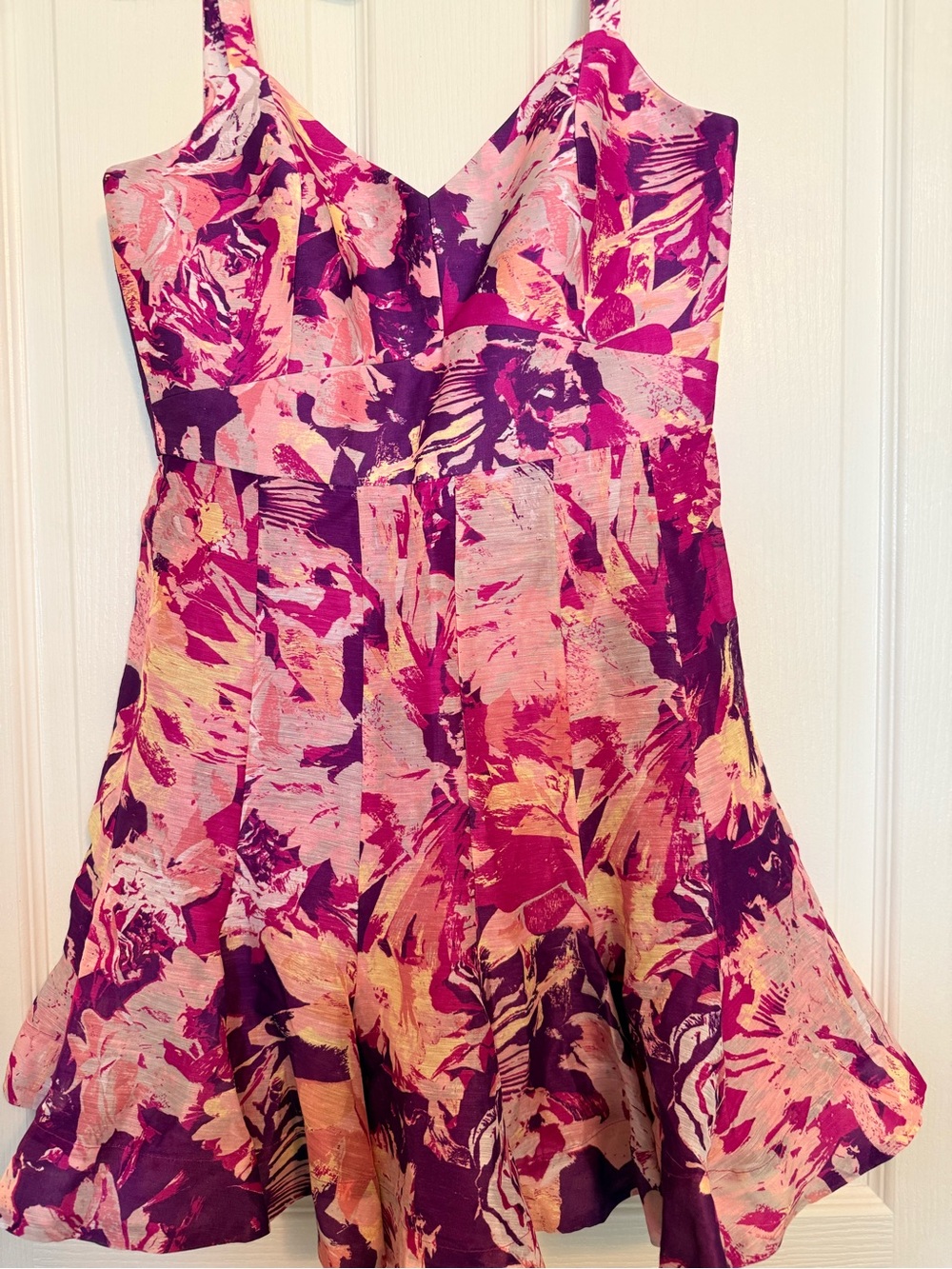 Club Monaco Pink & Purple Floral Sundress